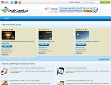 Tablet Screenshot of creditcardslab.com